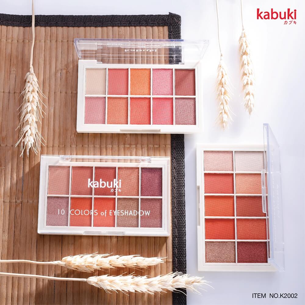 Kabuki ,Kabuki 10 Colors Of Eyeshadow,Kabuki 10 Colors Of Eyeshadow K2002-01,Kabuki 10 Colors Of Eyeshadow K2002,K2002,Kabuki 10 Colors Of Eyeshadow K2002ราคา,Kabuki 10 Colors Of Eyeshadow K2002รีวิว